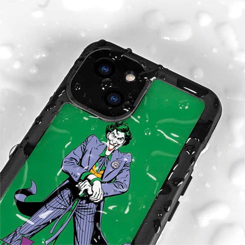 DC Comics The Joker Classic Art Pose iPhone 15 Plus Waterproof Case